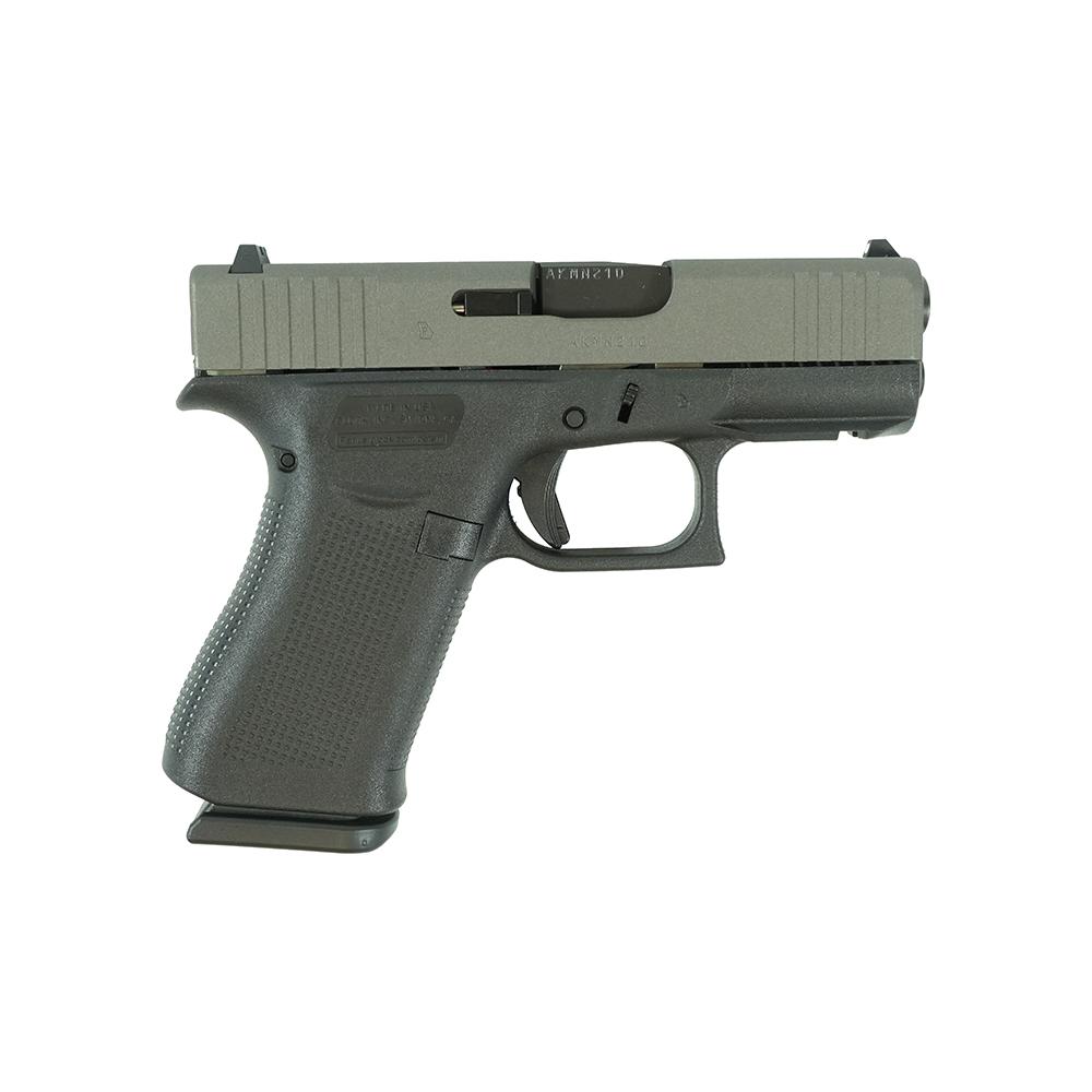 Glock 43X "Two Tone" Sliver Slide Handgun 9mm Luger 10rd Magazines(2) 3.4" Barrel Front Grip Rail USA Made 1 https3A2F2Fmedia.chattanoogashooting.com2Fimages2Fproduct2FGLUX4350201FRTT2FGLUX4350201FRTT 1