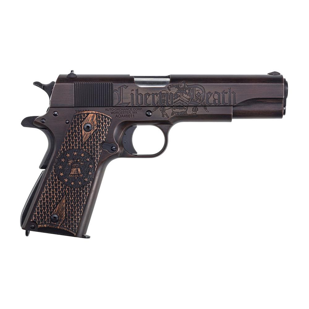 Kahr Arms Liberty Special Edition 1911 Handgun .45 Cal 7rd Magazine 5" Barrel Engraved Wood Grip 1 https3A2F2Fmedia.chattanoogashooting.com2Fimages2Fproduct2FKZ1911BKOC62FKZ1911BKOC6 1