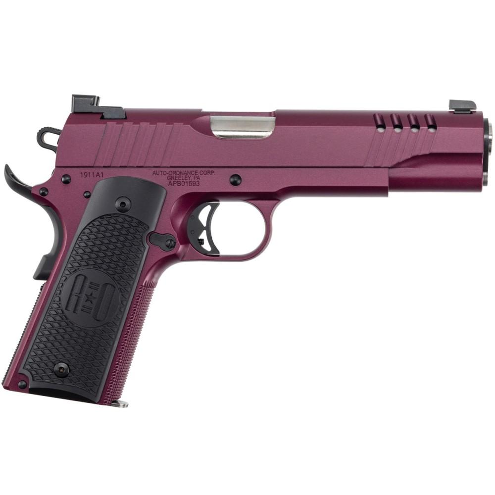 Auto-Ordnance 1911A1 Handgun 45 ACP 7rd Magazine 5" Barrel Cherry Night Sights 1 https3A2F2Fmedia.chattanoogashooting.com2Fimages2Fproduct2FKZ1911TCAC92FKZ1911TCAC9 1
