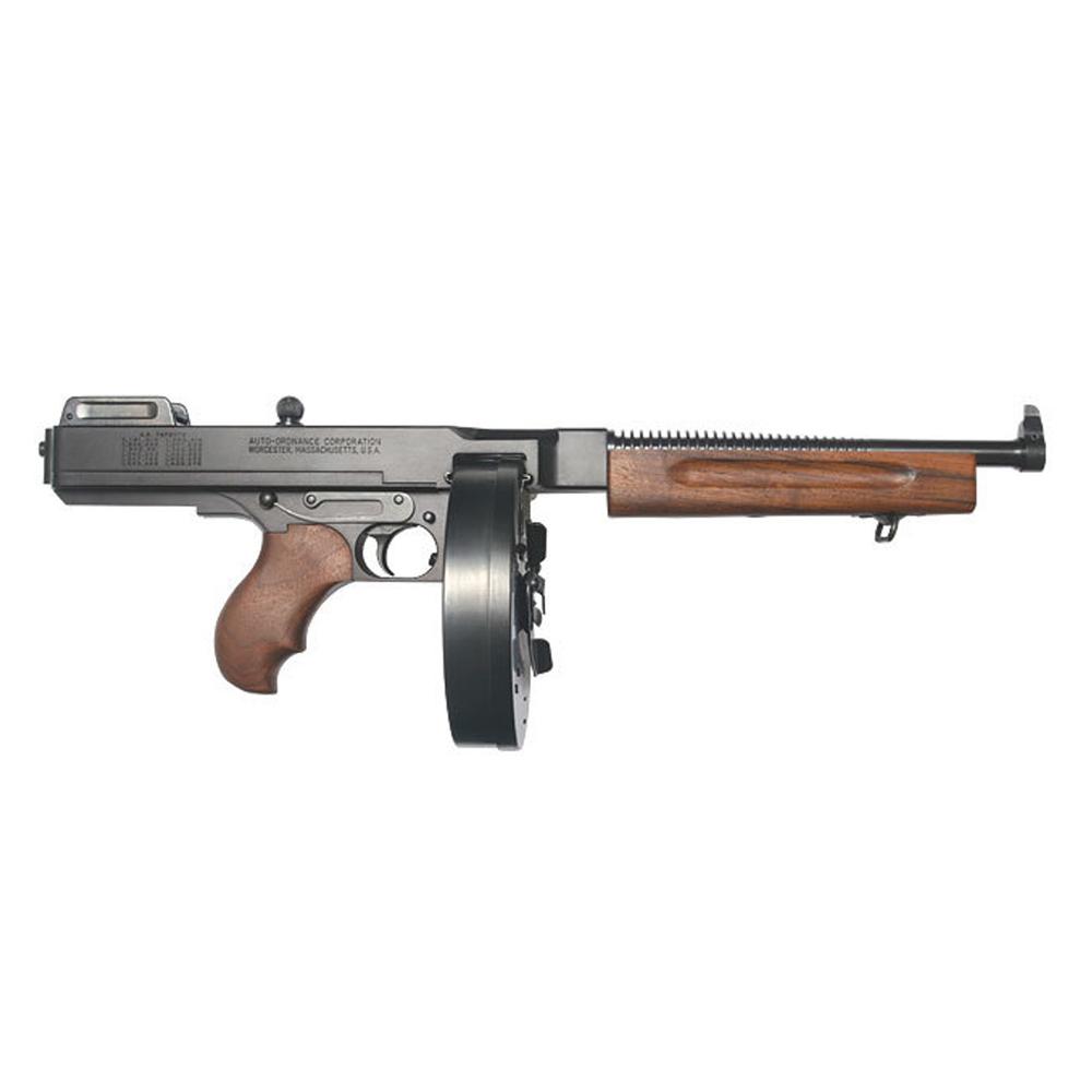 THOMPSON 1927A1 DELUXE PISTOL .45 CAL. LW 10.5 BBL W/100 RD DRUM TOMMY GUN 1 https3A2F2Fmedia.chattanoogashooting.com2Fimages2Fproduct2FKZTA5100D2FTA5100D