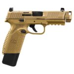 FN 545 MRD Comp Handgun 45 Auto 15rd Magazines(2) 4.43" Barrel FDE Finish 2 https3A2F2Fmedia.chattanoogashooting.com2Fimages2Fproduct2FRJ661021362FRJ661021361