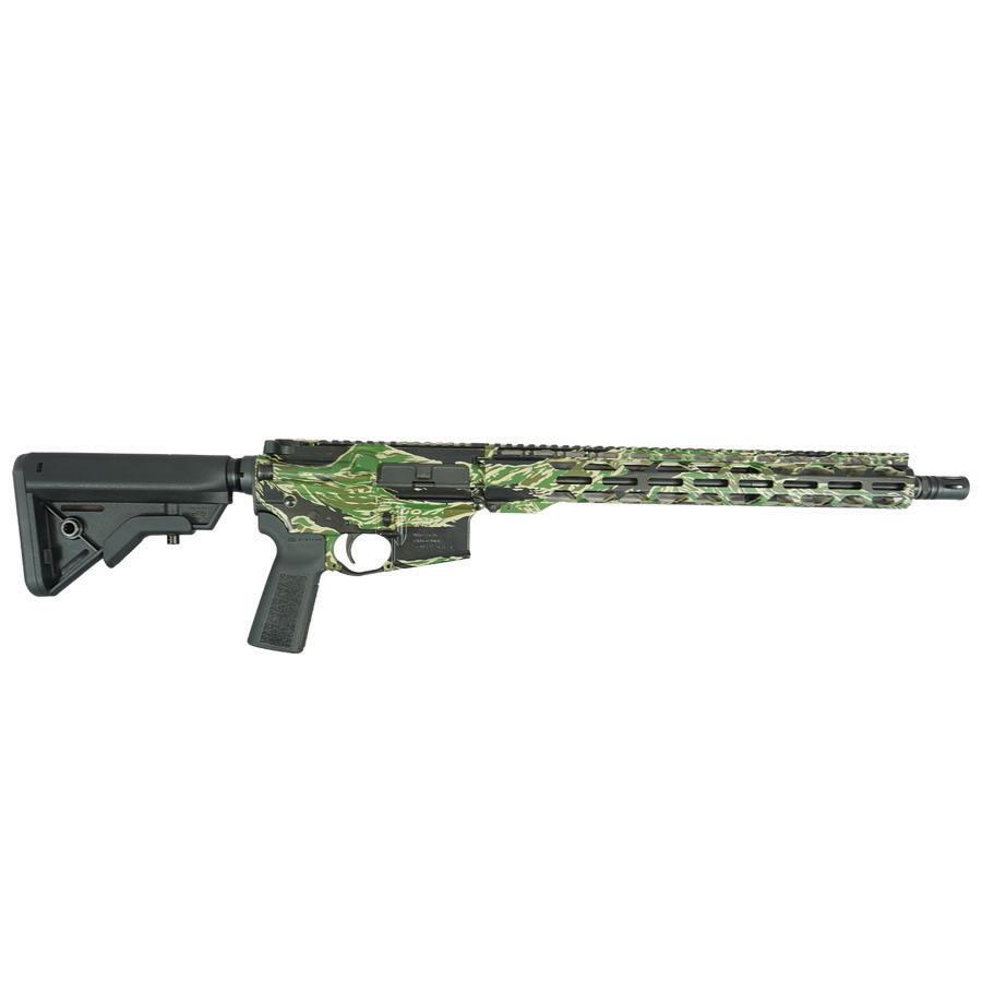 Radical Firearms "Tiger Camo" Mil-Spec NATO Rifle 5.56mm 30rd Magazine(30) 16" Barrel Adjustable Stock 1 https3A2F2Fmedia.chattanoogashooting.com2Fimages2Fproduct2FRQFR16556SOC15RPRTGAR2Fmil spe nato rifle 5 56mm 30rd mag16 barrel adj stk tiger camo hydrodip rqfr16556soc15rprtgar 0002 Right