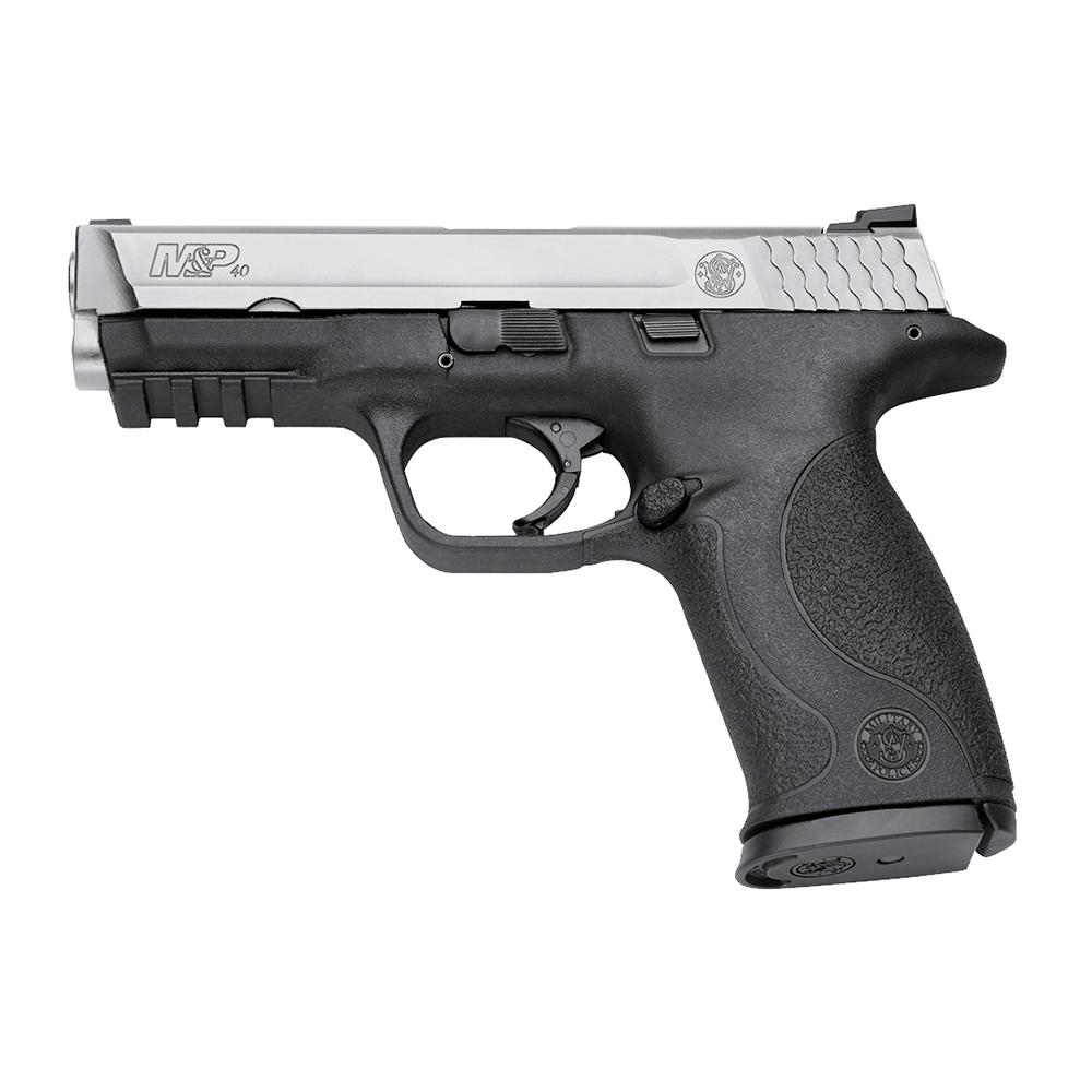 Smith & Wesson M&P 40 Full Size Handgun .40 S&W 15rd Magazine 4.25" Barrel Two Tone Black Silver MS NTS USED 1 https3A2F2Fmedia.chattanoogashooting.com2Fimages2Fproduct2FSW151275U2FSW151275U 1