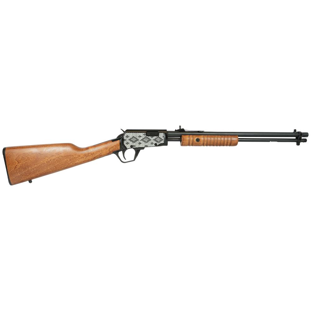 Rossi Gallery Pump Rifle .22 LR 15rd Capacity 18" Barrel Wood Stock Snakeskin Engraving 1 https3A2F2Fmedia.chattanoogashooting.com2Fimages2Fproduct2FTERP22181WDEN172FTERP22181WDEN17 1