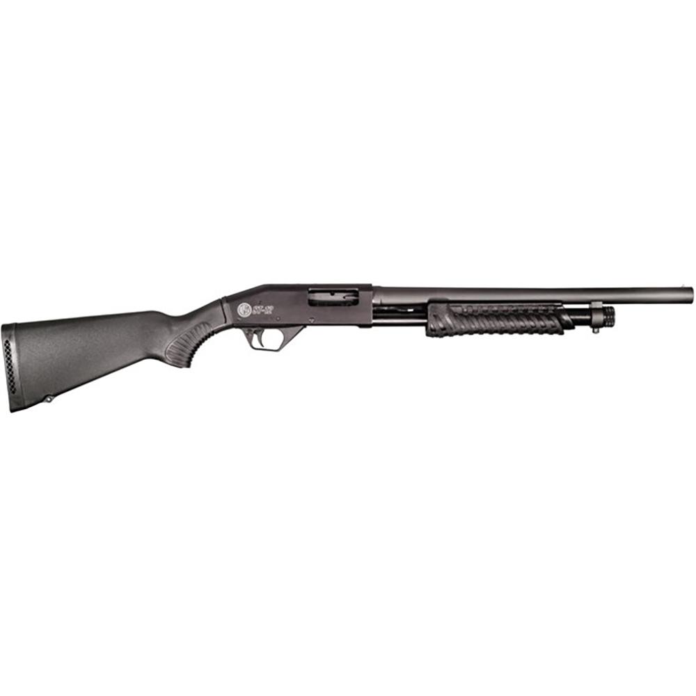 Rossi ST12 Pump Action Shotgun 12 ga 3" Chamber 4/rd 18.5" Barrel Black 1 https3A2F2Fmedia.chattanoogashooting.com2Fimages2Fproduct2FTEST1218BK2FTEST1218BK