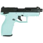 Taurus 2TX22 Handgun .22 LR 16(1)&22(1)rd Magazines 4.6" Threaded Barrel Black Slide/Cyan Frame 2 https3A2F2Fmedia.chattanoogashooting.com2Fimages2Fproduct2FTX12TX22141C2Ftaurus2tx 22 22lr 4.6 cyan bk 1x16 1x22rds toro tx12tx22p141c 0003 Right