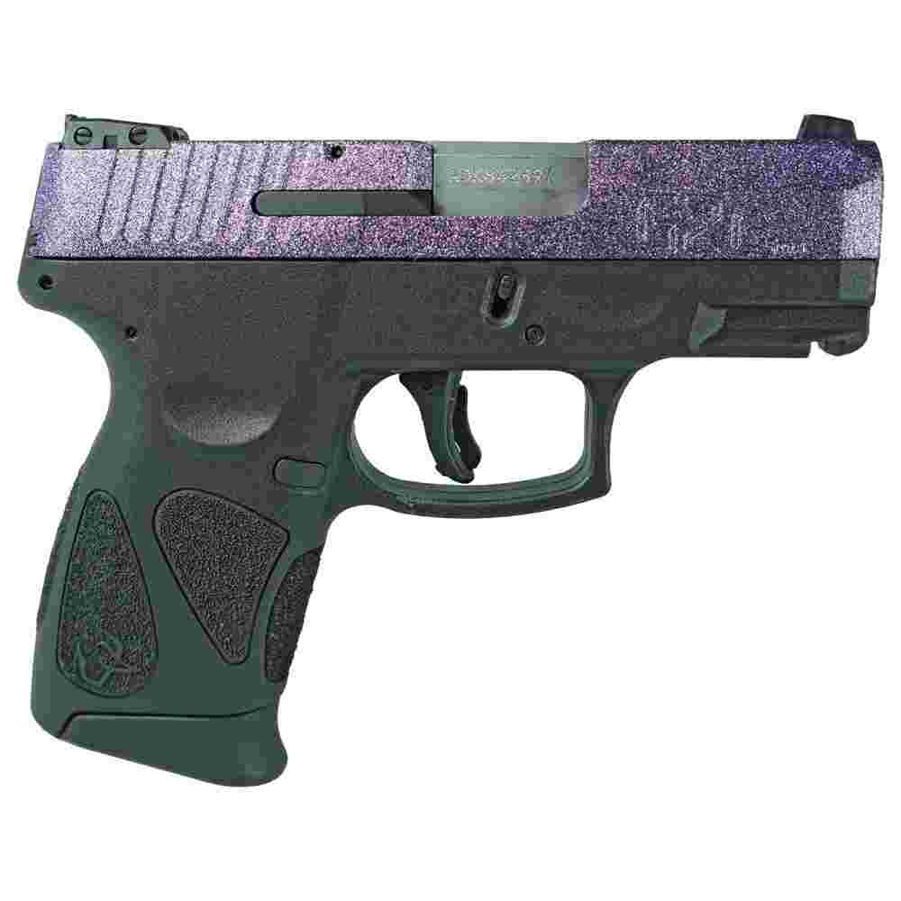 Taurus Exclusive G2C "Purple Sparkle" Handgun 9mm Luger 12rd Magazines(2) 3.2" Barrel Black Slide/Grip 1 https3A2F2Fmedia.chattanoogashooting.com2Fimages2Fproduct2FTX1G2C93112SP2FTX1G2C93112SP 1