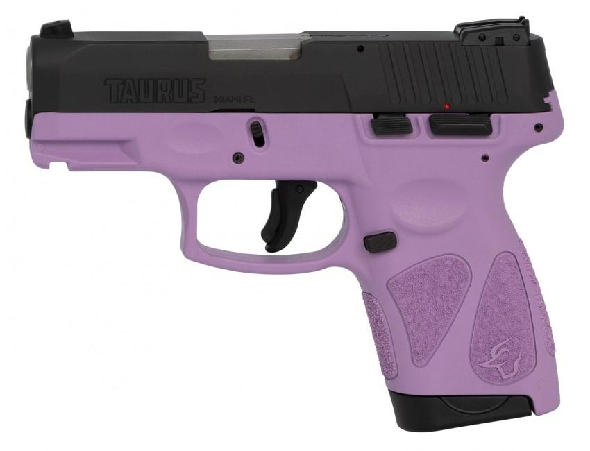 Taurus G2S Handgun 9mm Luger 7rd Magazines 3.2" Barrel Black Slide/Light Purple Grip 1 https3A2F2Fmedia.chattanoogashooting.com2Fimages2Fproduct2FTX1G2S931LP2FTX1G2S931LP