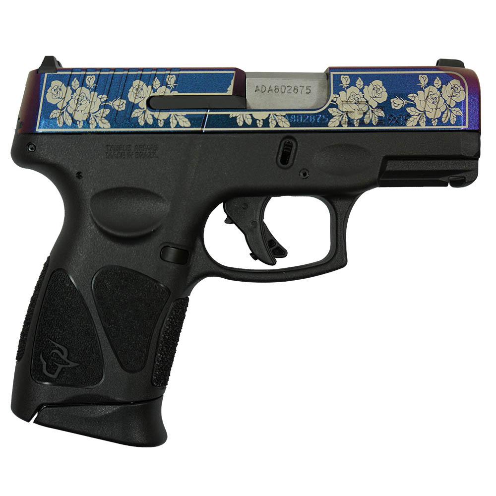 Taurus G3C "Guns & Roses Engraved Mongoose Purple" Handgun 9mm Luger 12rd Magazines(2) 3.26'' Barrel 1 https3A2F2Fmedia.chattanoogashooting.com2Fimages2Fproduct2FTX1G3C9312X12MGRS2FTX1G3C9312X12MGRS right