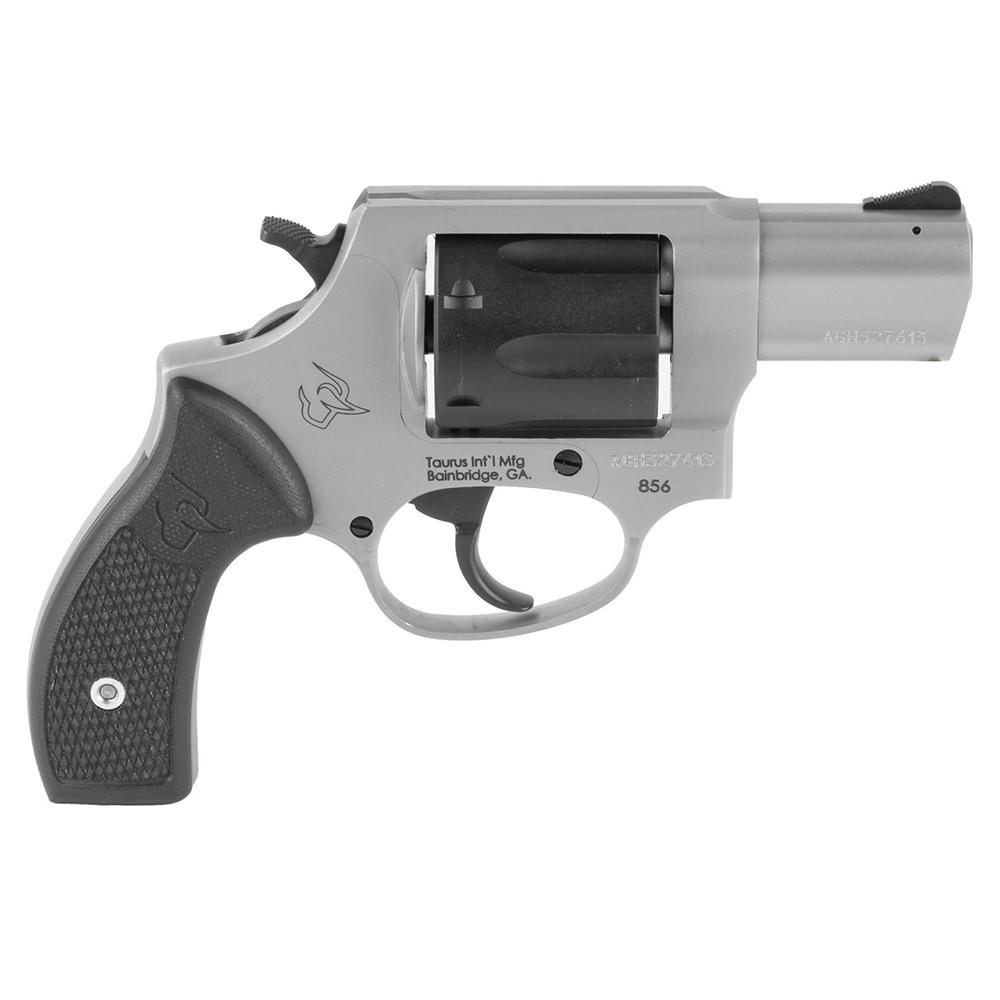 Taurus 856 Handgun .38 Spl 6rd Capacity 2" Barrel Grey Black 1 https3A2F2Fmedia.chattanoogashooting.com2Fimages2Fproduct2FTX285625BG102FTX285625BG10 1
