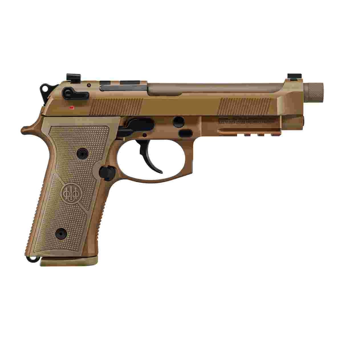 Beretta M9A4 Centurion G Handgun 9mm Luger 18rd Magazines(3) 4.8" Barrel FDE Cerakote 1 https3A2F2Fmedia.chattanoogashooting.com2Fimages2Fproduct2FUKJS92QM9A4GM2FJS92QM9A4GM 1