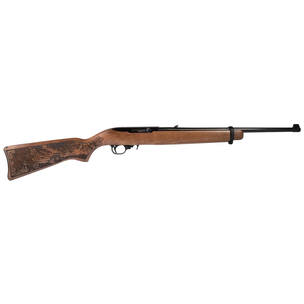 Ruger 10/22 Custom Engraved Whitetail Series Carbine Rifle .22 LR 10rd Magazine 18.5" Barrel Wood 1 https3A2F2Fmedia.chattanoogashooting.com2Fimages2Fproduct2FUR1103WT222FRuger1022WhitetailUpdated R