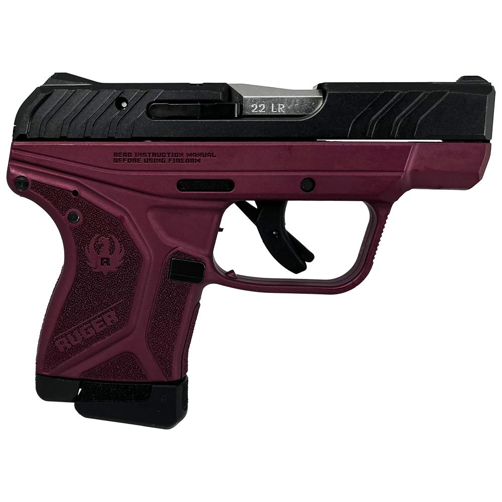 Ruger LCP II Handgun 22 LR 10rd Magazine 2.75" Barrel Black Slide with Black Cherry Frame 1 https3A2F2Fmedia.chattanoogashooting.com2Fimages2Fproduct2FUR13705BCF2FUR13705BCF 2