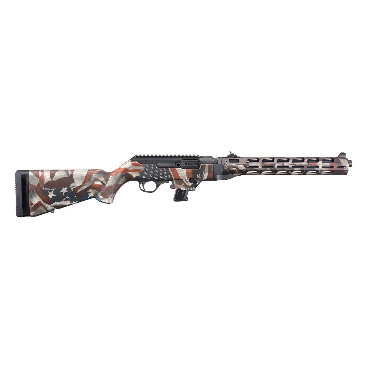 Ruger PC Carbine Rifle 9mm Luger 10rd Magazine 16.12" Barrel American Flag 1 https3A2F2Fmedia.chattanoogashooting.com2Fimages2Fproduct2FUR191272FUR19127