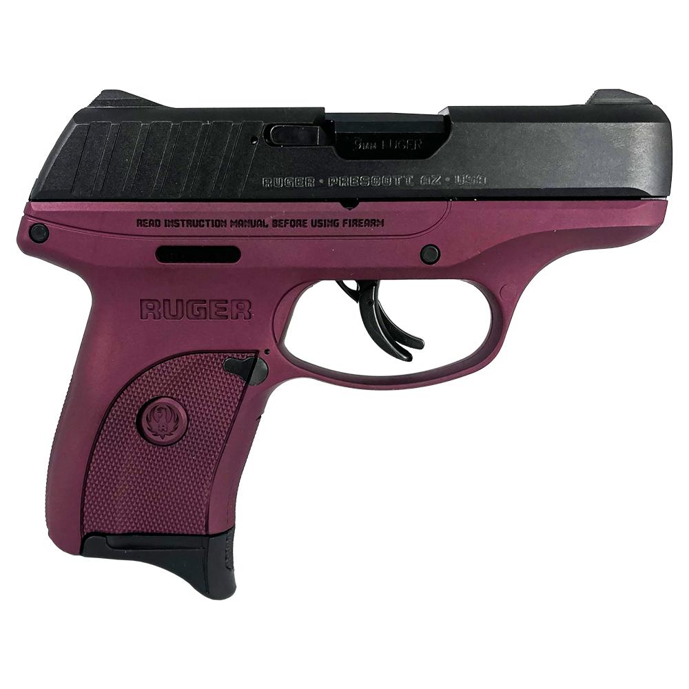 Ruger EC9s Handgun 9mm Luger 7rd Magazine 3.12" Barrel Black Cherry Frame 1 https3A2F2Fmedia.chattanoogashooting.com2Fimages2Fproduct2FUR3283BCF2FUR3283BCF 1