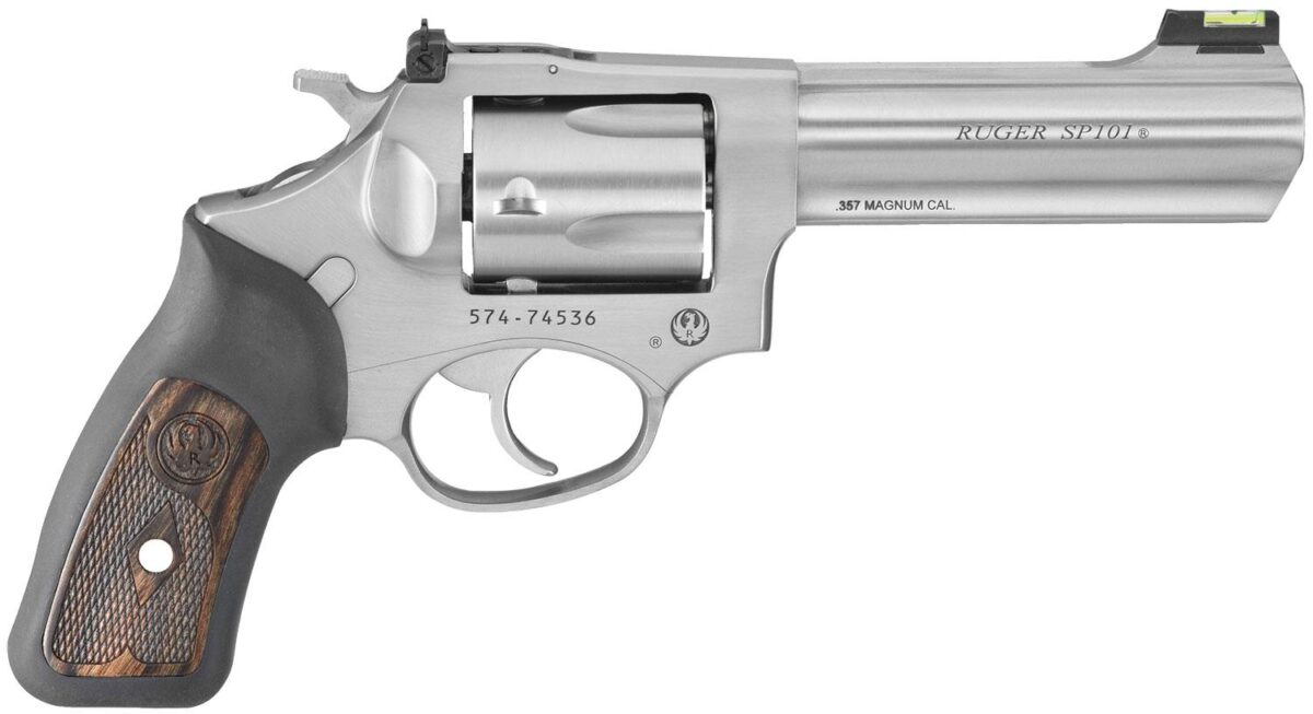 SP101 .357 DA 4.2" Satin STS W/HAMMER FIBER OPTIC FRONT SITE 1 https3A2F2Fmedia.chattanoogashooting.com2Fimages2Fproduct2FUR57712FUR5771