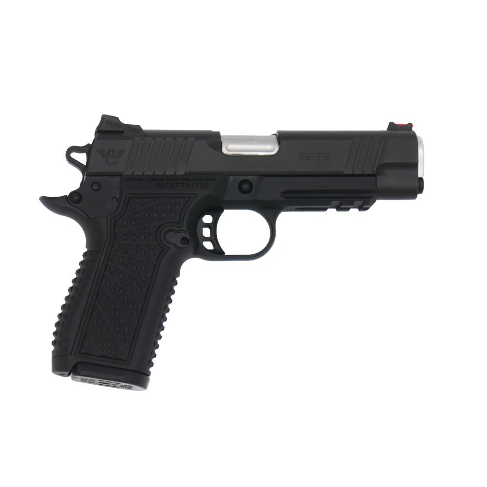 Wilson Combat SFT9 Double-Stack Commander Handgun 9mm Luger 15rd Magazines (2) 4.25" Barrel Black Lightrail Frame 1 https3A2F2Fmedia.chattanoogashooting.com2Fimages2Fproduct2FWCSFT9CMR422FWCSFT9CMR42 1