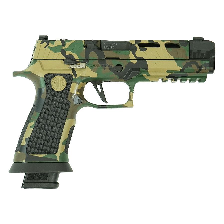 Sig Sauer P320 Spectre Comp Handgun 9mm Luger 21rd Magazines (2) 4.6" Barrel Woodland Camo SC81 1 https3A2F2Fmedia.chattanoogashooting.com2Fimages2Fproduct2FXI677351SC812FXI677351SC81 1