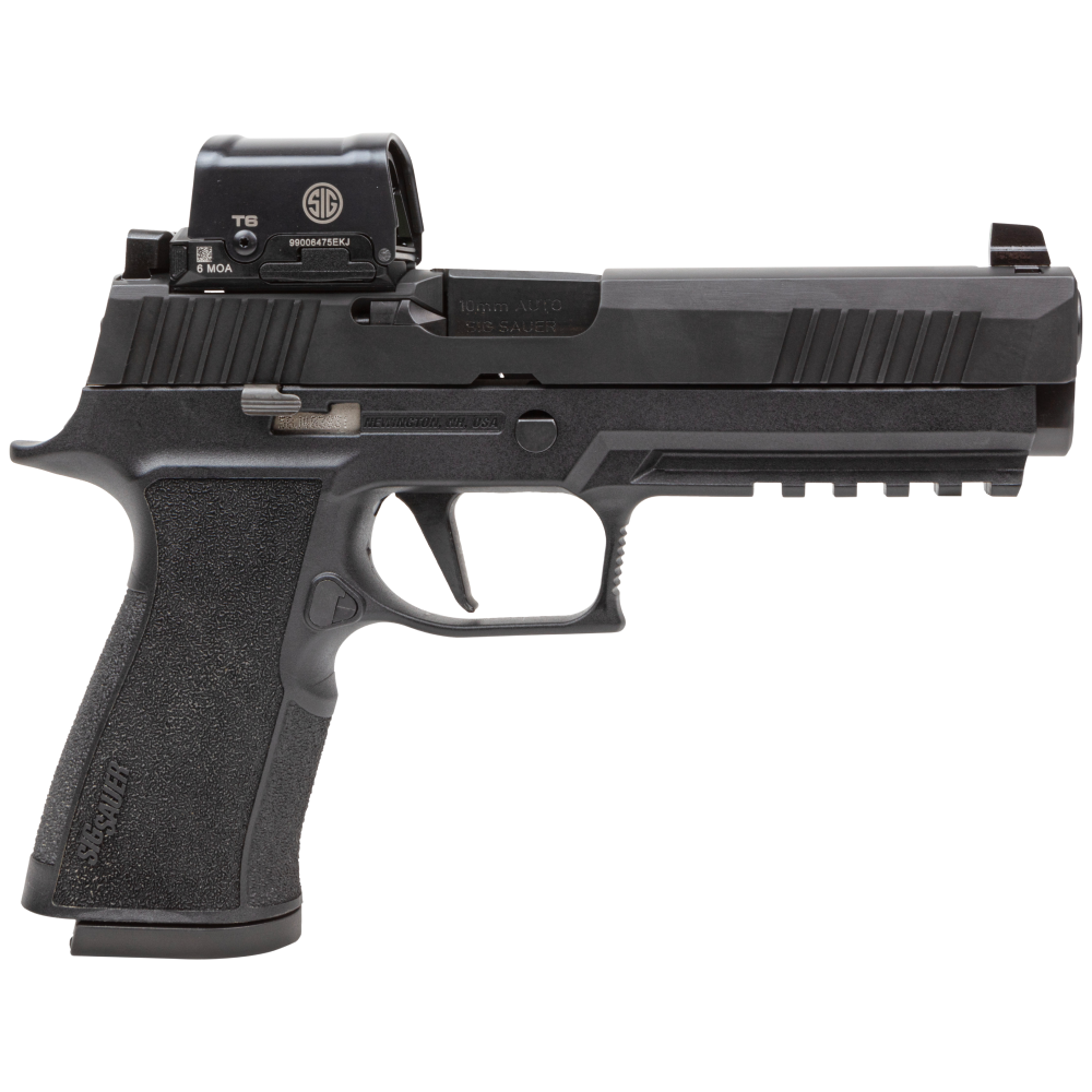Sig Sauer P320 XTen Handgun 10mm 15rd Magazines (2) 5" Barrel Black Night Sights with Romeo2 Optic 1 https3A2F2Fmedia.chattanoogashooting.com2Fimages2Fproduct2FXI6795082FXI679508 2