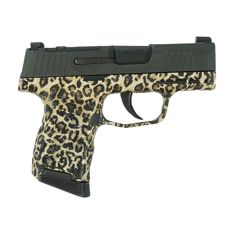 Sig Sauer P365 Leopard Print Optic Ready Handgun 9mm Luger 10rd Magazines(2) 3.1" Barrel X-RAY 3 Sights 1