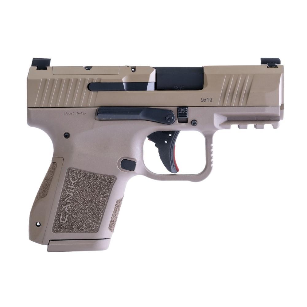 Canik Mete MC9 Handgun 9mm Luger 12 and 15rd Magazines (2) 3.18" Barrel FDE 1 https3A2F2Fmedia.chattanoogashooting.com2Fimages2Fproduct2FYCHG7620DN2FYCHG7620DN 1