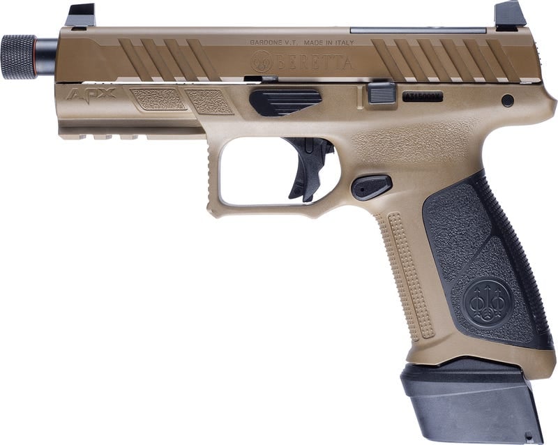 BERETTA APX A1 TAC 9MM BLK/FDE 21+1 TB 1