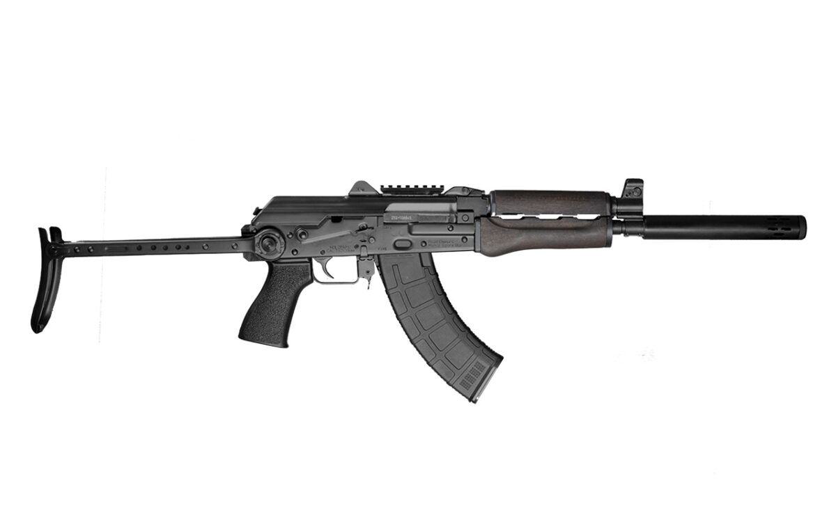 Zastava ZPAP92 AK-47 Rifle- Dark Wood Handguard | 7.62x39 | 16.5" Barrel | Pinned and Welded Muzzle Extension | Underfolder Stock 1 km4padc 3seydt1syy42yttt