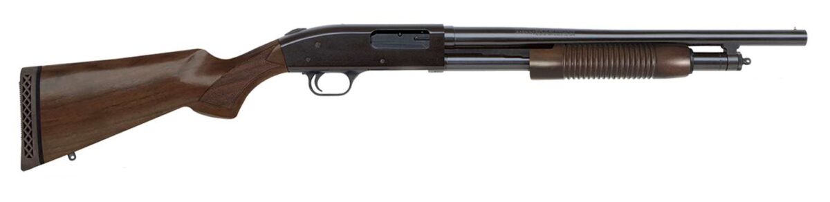 MOSSBERG 500 RETRO 12/18.5 BL/WD CYL 1 mb50429