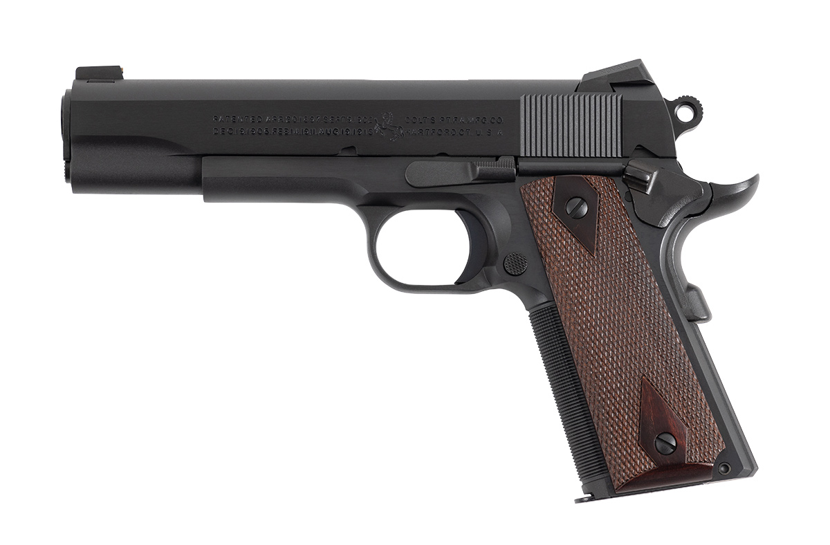 COLT 1911 GOV'T 45ACP BL/WD 5" 1 o1911sea1701a