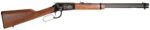 Rossi Rio Bravo Lever Action Rifle - Black | .22 LR | 18" Barrel | 15rd | Hardwood Stock & Forend | Eagle Engraving 2 r rl22181wd en19 1