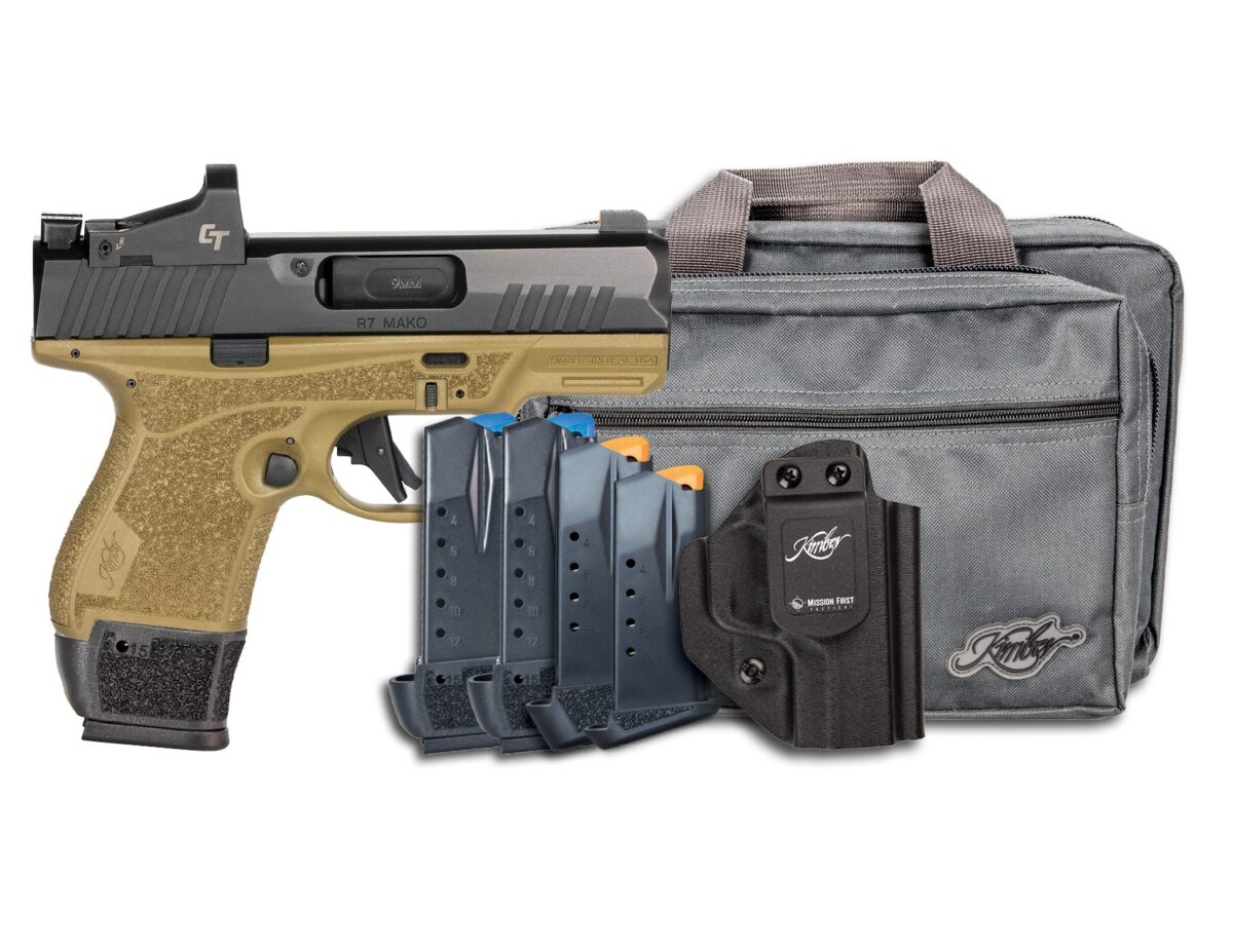 KIMBER R7 MAKO 9MM FDE 15+1 OI PKG # 1 r7makofde9d8b