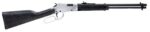 Rossi Rio Bravo Lever Action Rifle - Black / Nickel| .22 LR | 18" Barrel | 15rd | Nickel Coated Frame, Receiver & Lever 2 rl22181wd ni