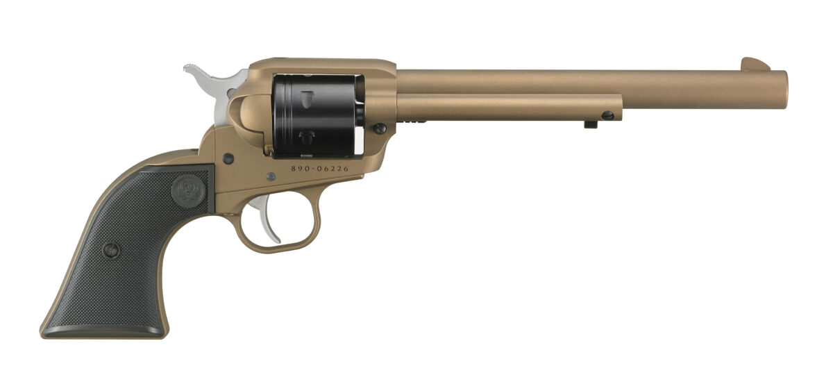 RUGER WRANGLER 22LR BRNZ/SY 7.5" 6SH 1 ru2040fab9