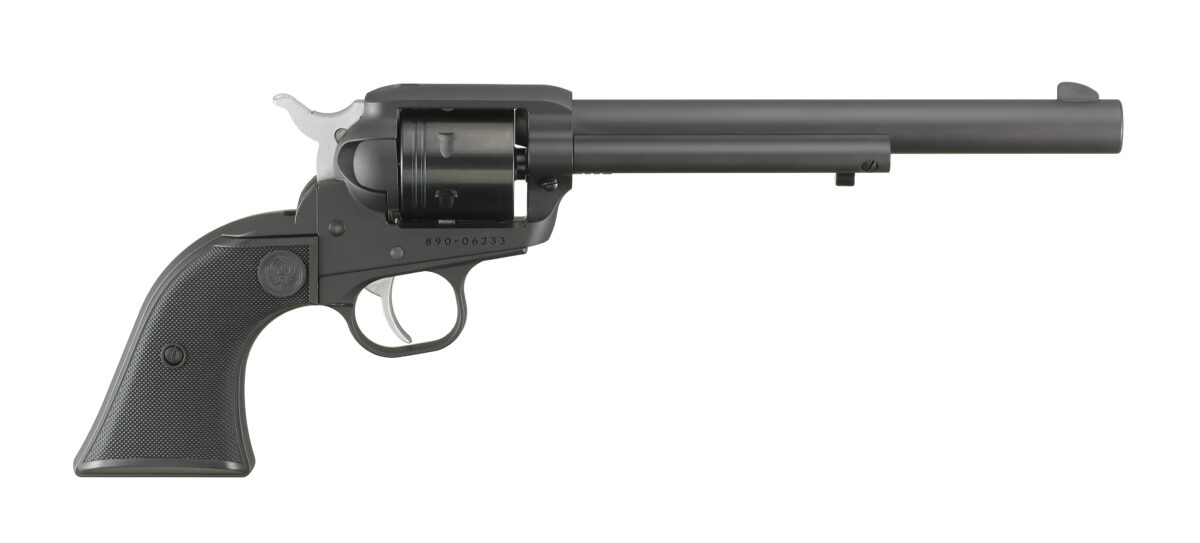 RUGER WRANGLER 22LR BLK/SYN 7.5" 6SH 1 ru2043e349