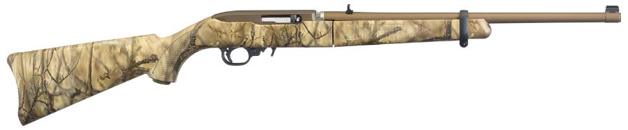 RUGER 10/22 TD 22LR BRNZ/CAMO 18.5" 1 ru31146826e