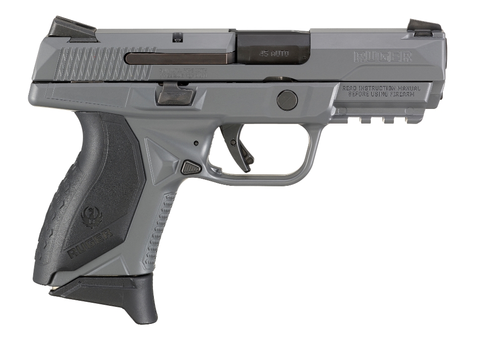 RUGER AMER CMPCT 45ACP 3.8" GRAY 7+1 1 ru8649c081