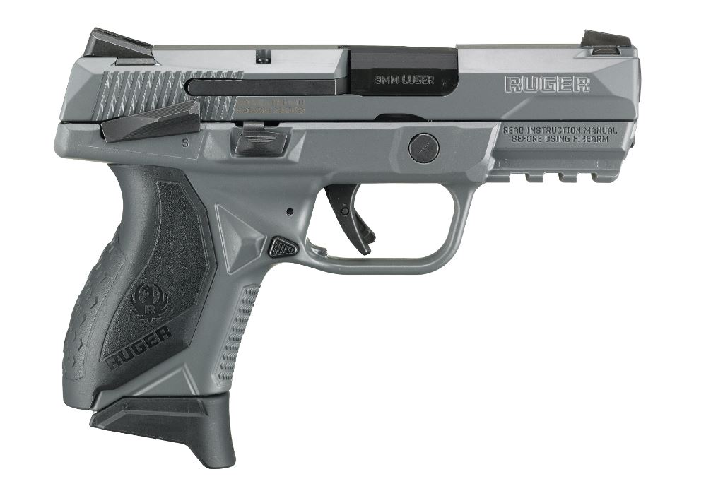 RUGER AMER CMPCT 9MM 3.55" GRAY 17+1 1 ru8683b8b7