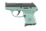 RUGER LCP 380ACP BL/TURQUOISE 6+1 2 rulcptg