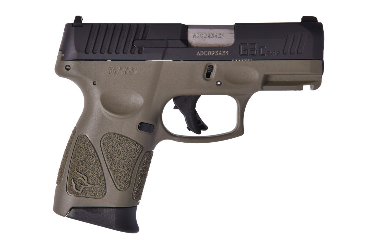 TAURUS G3C 9MM ODG/BLK 3.2" 12+1 1 tag3c9odgdba3