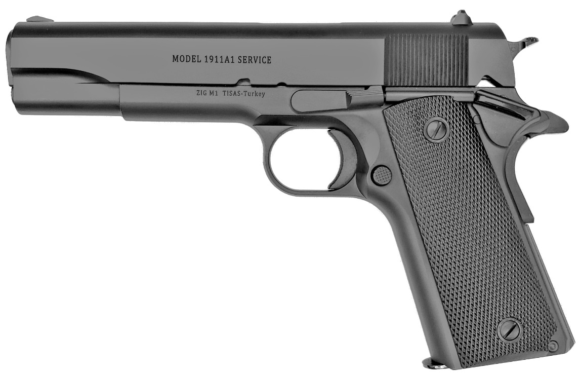 TISAS 1911 SERVICE BLK 45ACP 5" 1 ti1911a1se451133