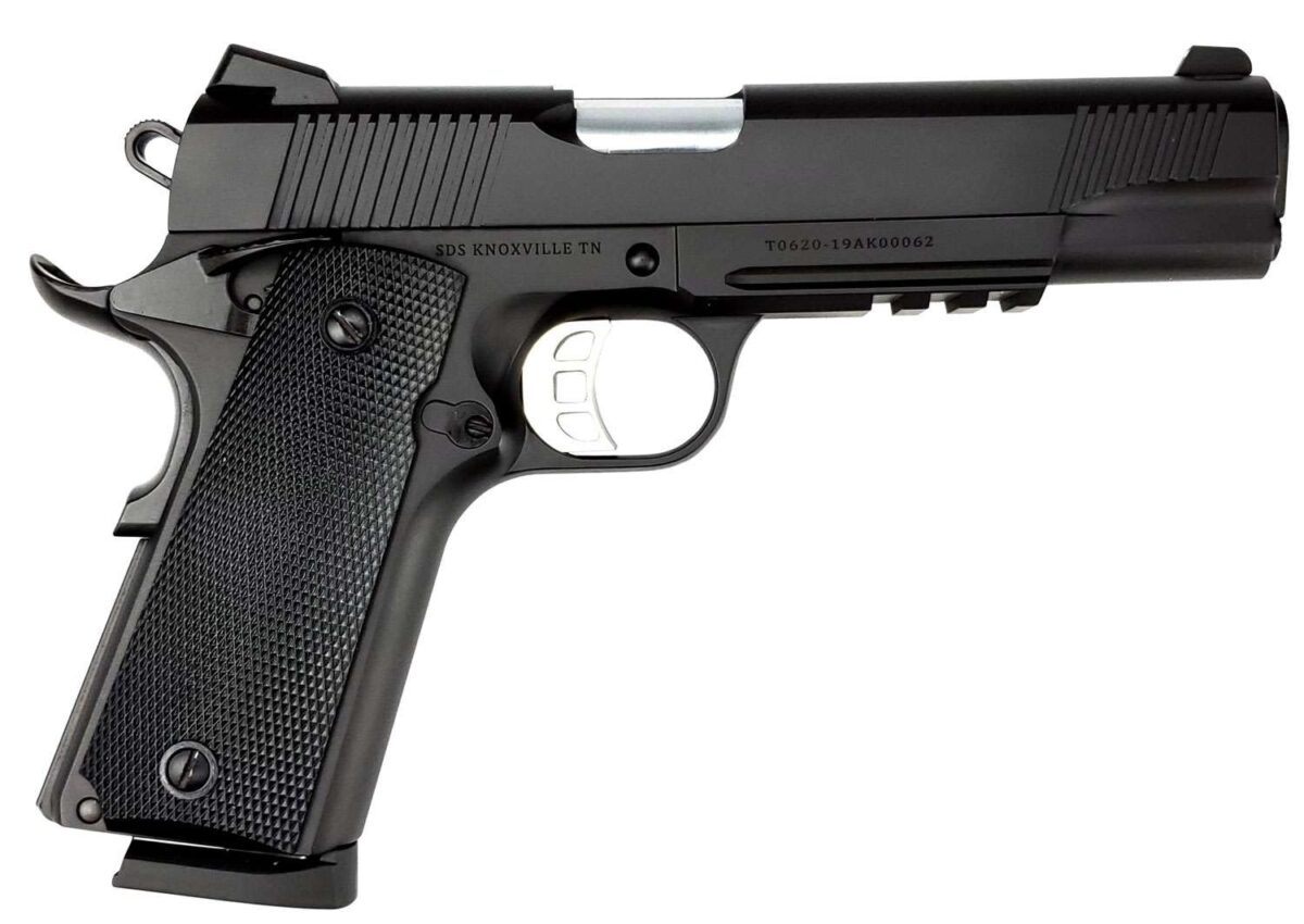 TISAS 1911 DUTY BLK 45ACP 5" RAIL 1 ti1911dutyb45r5c87