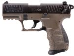 WALTHER ARMS P22 22LR BLK/FDE 10+1 3.4" CA 2 wa5120363