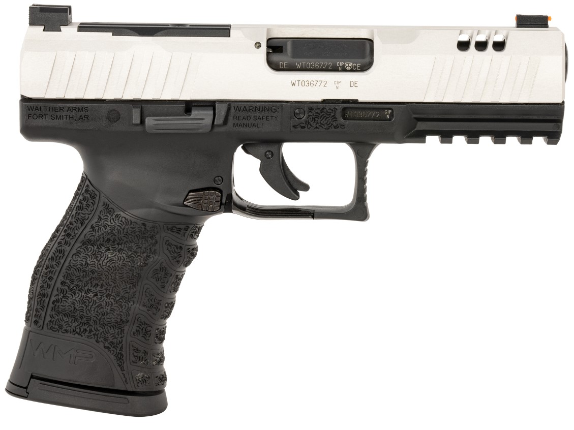 WALTHER ARMS WMP 22WMR 4.3" BLK/SS 15+1 OR 1 wa522030642f0