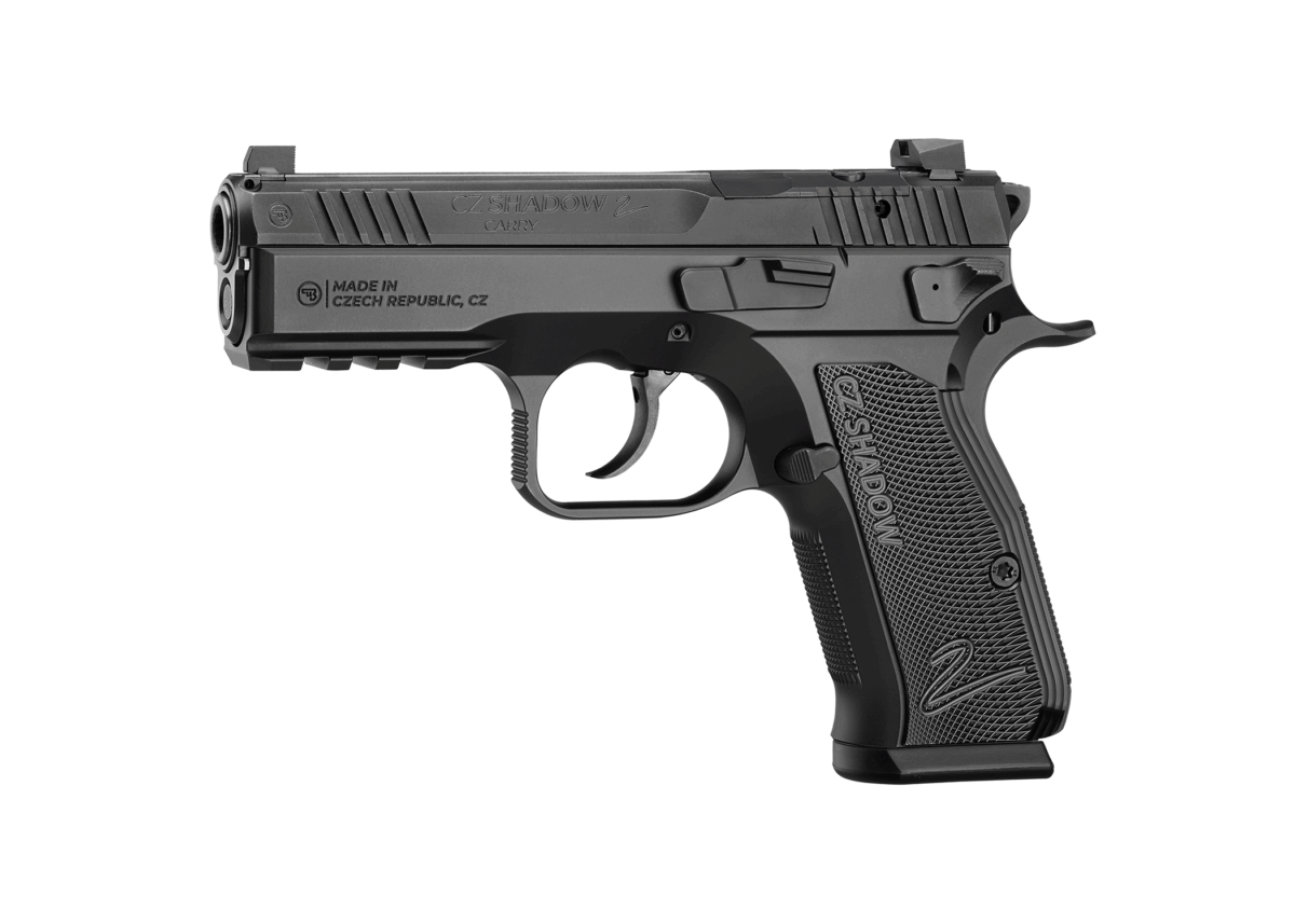 CZ Shadow 2 Carry 9mm Pistol 1 watchdogtactical watchdog wdtactical wdt CZ SHADOW 2 CARRY COMPACT 9MM PISTOL BLACK HANDGUN
