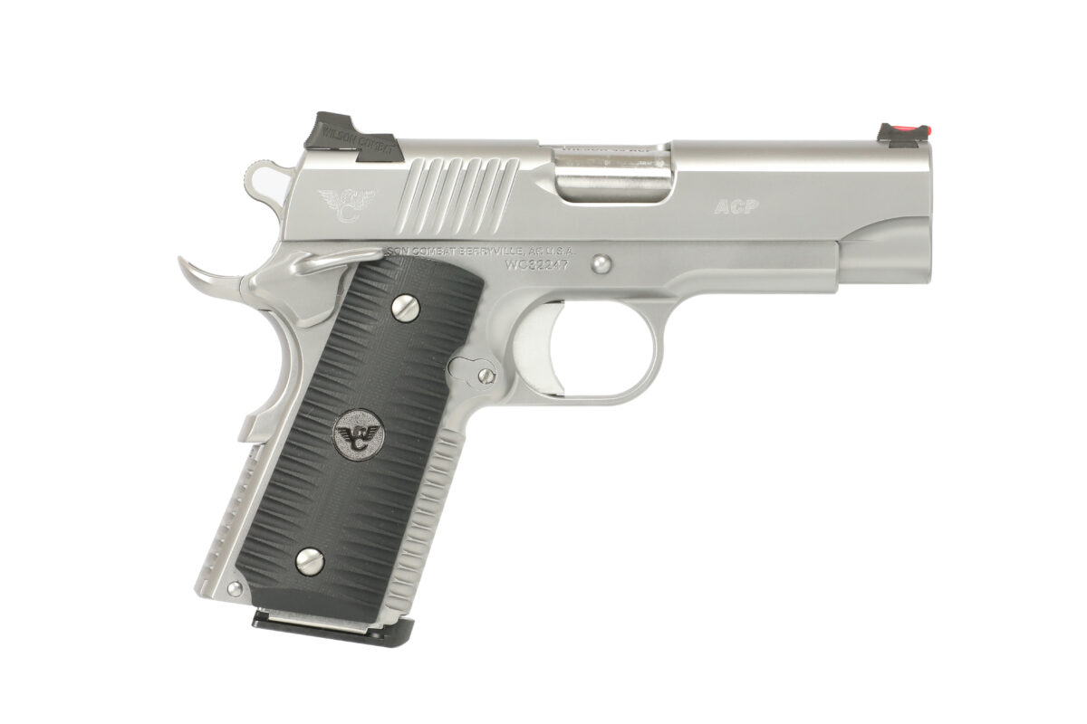 WILSON COMBAT ACP 45ACP 4" 8+1 SS AMBI 1 wcacpcp45assc825