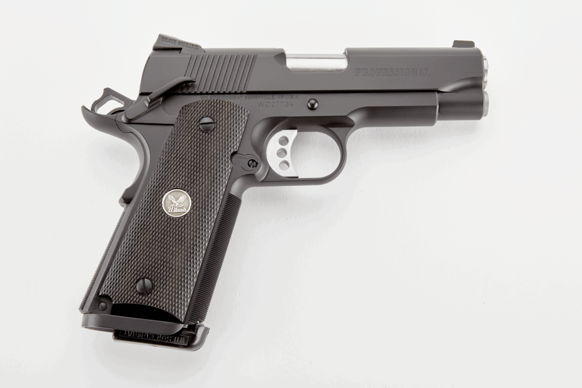 WILSON COMBAT PROFESSIONAL 45ACP 4" BK CA 1 wpmaascaallblkright871e