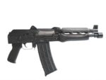 Zastava ZPAP85 AK-47 Pistol BULGED TRUNNION 1.5MM RECEIVER - Stained Wood Handguard | 5.56NATO | 10" Chrome Lined Barrel 2 zp85556 right
