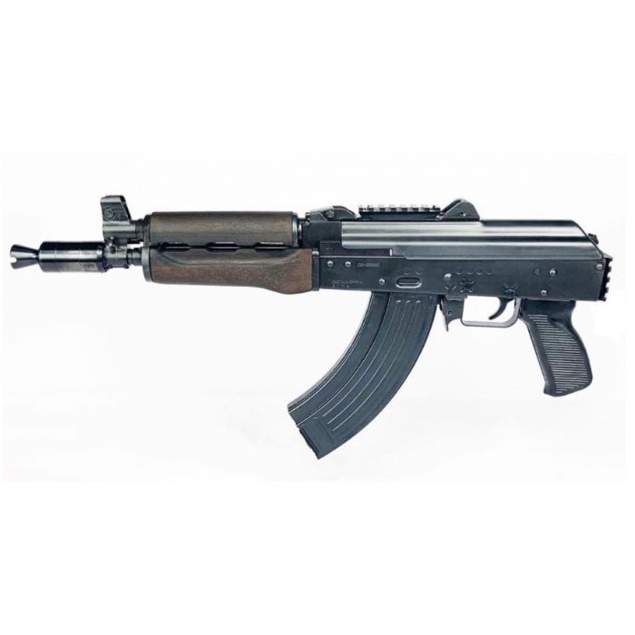 Zastava ZPAP92 AK-47 Pistol BULGED TRUNNION 1.5MM RECEIVER - Stained Wood Handguard | 7.62x39 | 10" Chrome Lined Barrel | Booster Brake | Rear Trunnion Picatinny Rail 1 zp92762pam 1