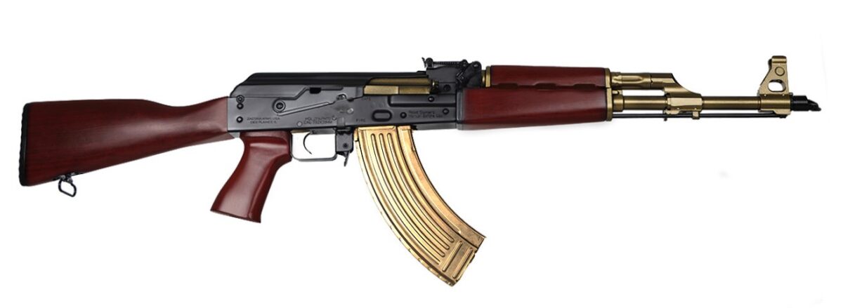 ZASTAVA ARMS USA ZPAP M70 7.62X39 BLK/GOLD 1 zr7762cbg7a25
