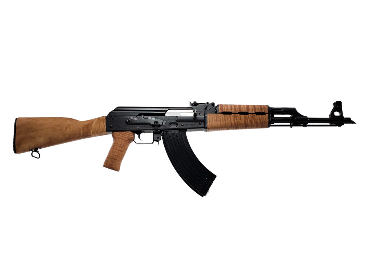 Zastava ZPAPM70 7.62X39 AK-47 Rifle BULGED TRUNNION 1.5MM RECEIVER - Maple | 7.62x39 | 16.3" Chrome Lined Barrel 1 zr7762lm right